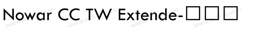Nowar CC TW Extende字体转换